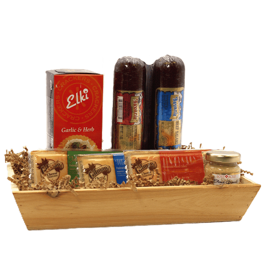 Rustic Meat & Cheese Crate