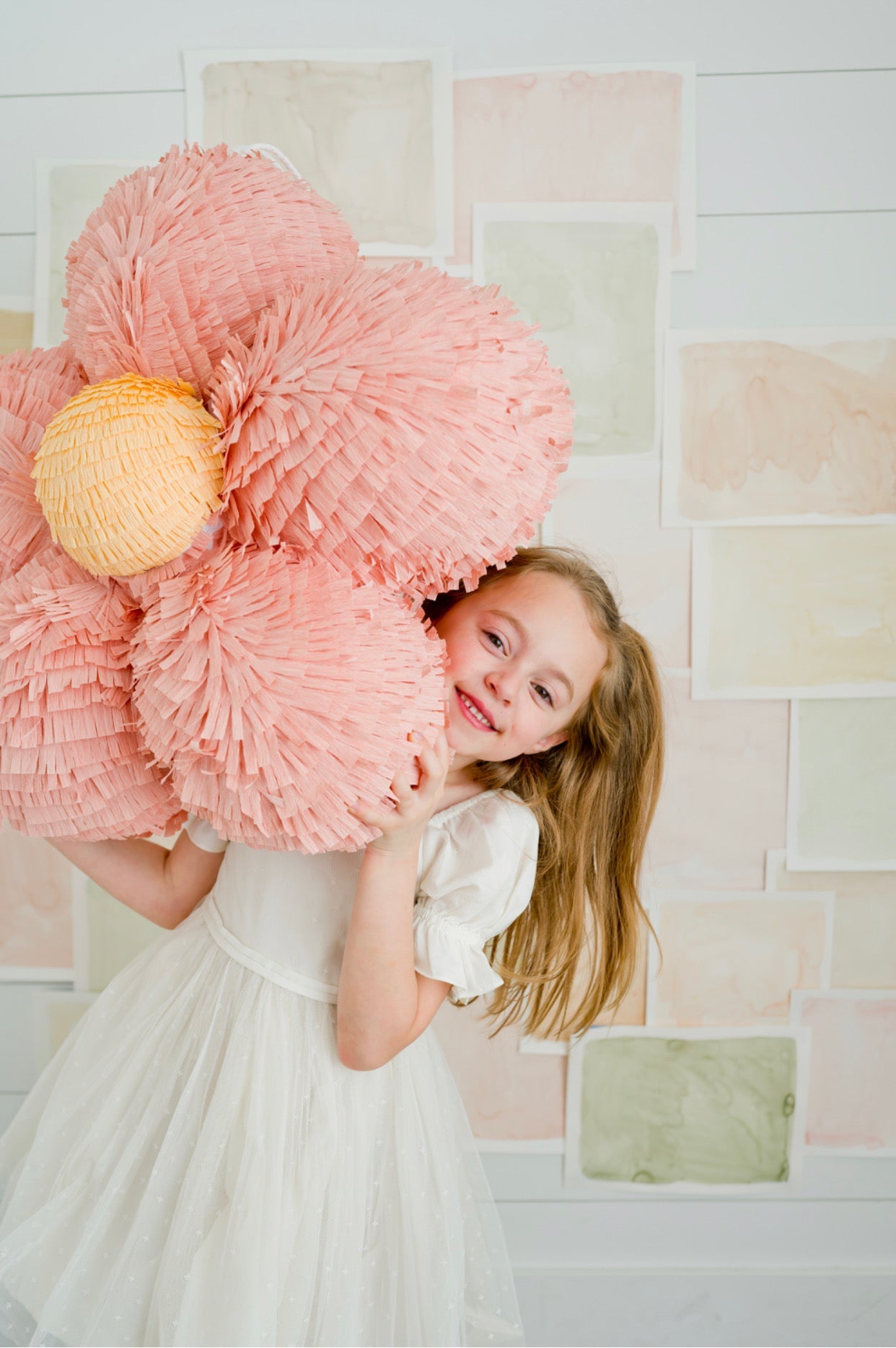 🌸 3D Flower Piñata – Large Handmade Garden Blossom Piñata for Spring Parties & Garden Celebrations