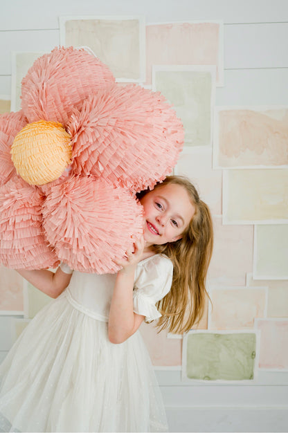 🌸 3D Flower Piñata – Large Handmade Garden Blossom Piñata for Spring Parties & Garden Celebrations