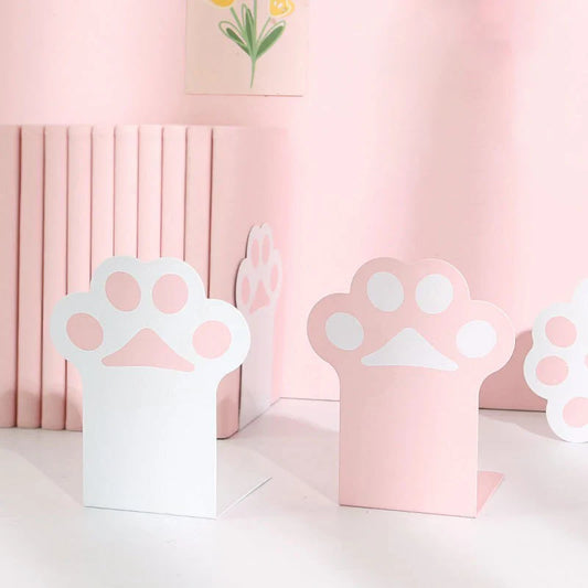 Kawaii Cat Paw Bookends