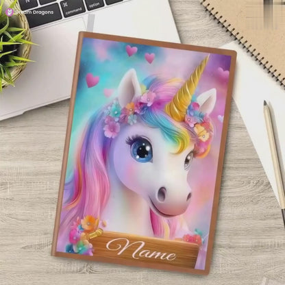 Personalized Unicorn Notebook: Fantasy A5 Journal, Custom Name Gift, Diary Keepsake